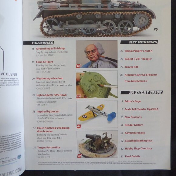 NEW 2020 VOL. 38 ISSUE 6 FINE SCALE MODELER MAGAZINE HOW TO WEATHER PAINT WWII - Picture 3 of 7